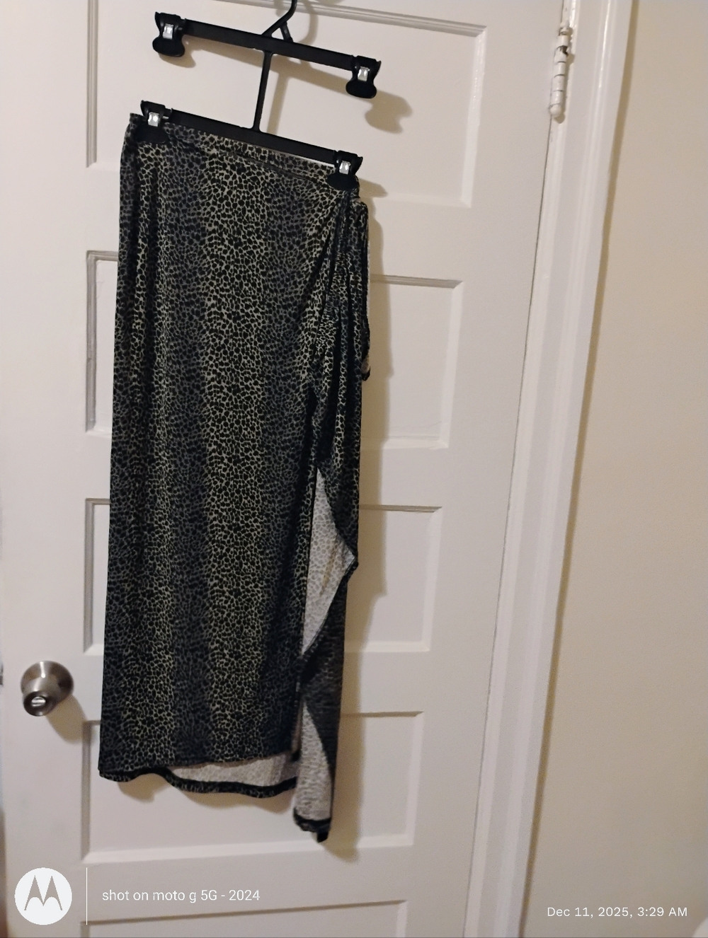 Leopard Print Maxi Skirt